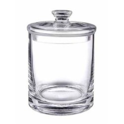 Μπισκοτιέρα γυάλινη κυλινδρική 21x15εκ. 2L