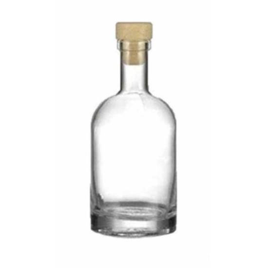 Μπουκάλι γυάλινο με πλαστικό κεφαλοφόρο 1L