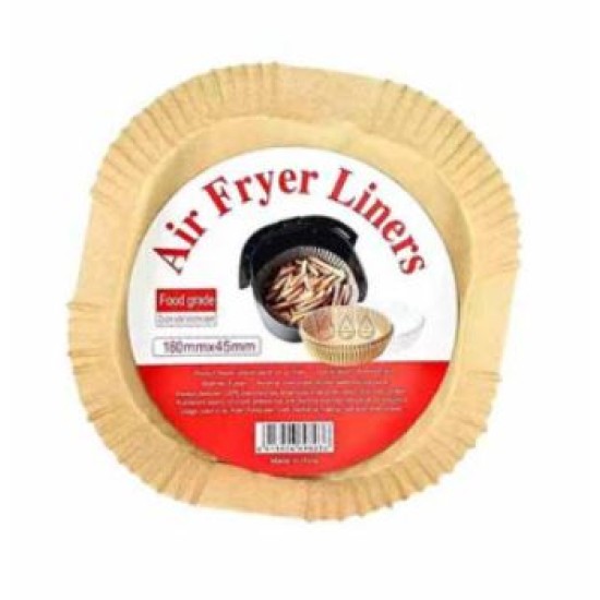 Σετ 50 χαρτιά air fryer αντικολλητικά τετράγωνα 20x20x4,5εκ.