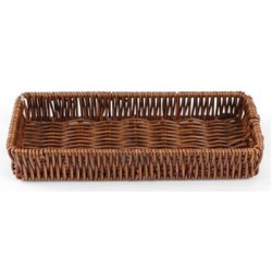 Καλάθι rattan ενισχυμένο 27x12x4εκ.