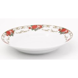 Πιάτο βαθύ πορσελάνης 23εκ. ΚΟΚΚΙΝΑ ΤΡΙΑΝΤΑΦΥΛΛΑ