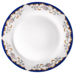 Πιάτο ρηχό πορσελάνης 23εκ. ΜΠΛΕ/ΚΑΦΕ ΓΚΡΙ ΛΟΥΛΟΥΔΙΑ