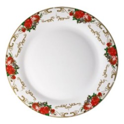 Πιάτο ρηχό πορσελάνης 23εκ. ΚΟΚΚΙΝΑ ΤΡΙΑΝΤΑΦΥΛΛΑ