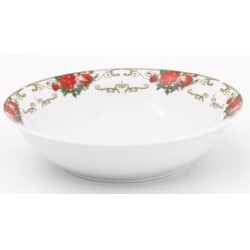Σαλατιέρα πορσελάνης 23εκ. ΚΟΚΚΙΝΑ ΤΡΙΑΝΤΑΦΥΛΛΑ