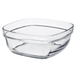 Μπωλ γυάλινο τετράγωνο στοιβαζόμενο 11x4,5εκ. 30cl Lys