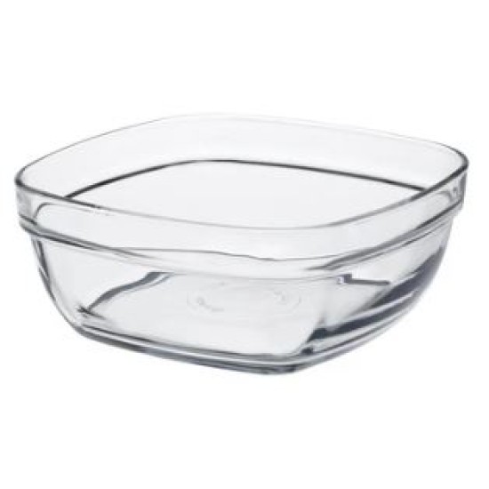 Μπωλ γυάλινο τετράγωνο στοιβαζόμενο 14x5,4εκ. 50cl Lys