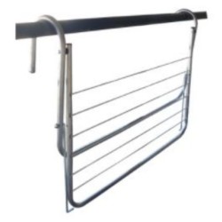 Απλώστρα μπαλκονιού αλουμινίου με σχοινιά 150x50εκ.