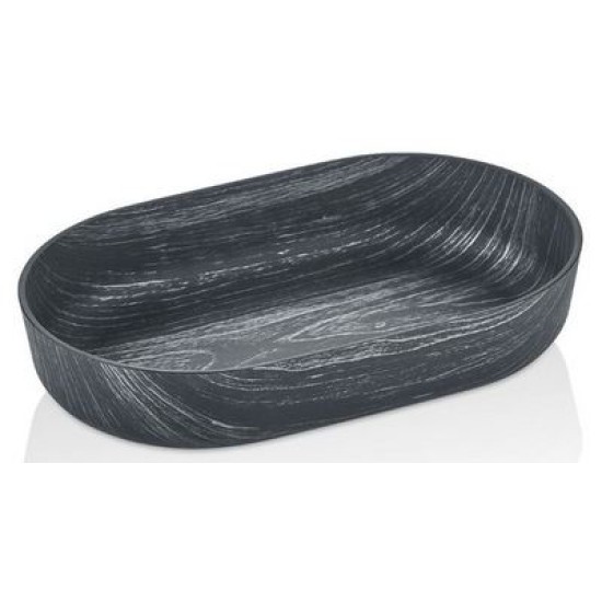 Μπωλ PS οβάλ όψη μάρμαρο 26x15,5x4,5εκ.