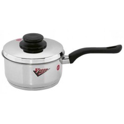 Γαλατιέρα ανοξείδωτη 18/10 ηλεκτρική με χέρι βακελίτη 2.5L 18εκ.