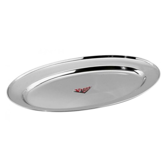 Πιατέλα ανοξείδωτη οβάλ 35x24εκ.