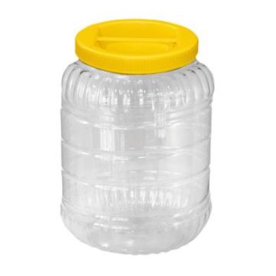 Δοχείο αποθήκευσης τροφίμων PET με πώμα 2 κιλά