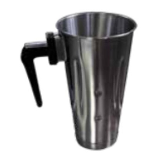 Κύπελο φραπιέρας ανοξείδωτο 14/8 με χερούλι 10,3x17,7εκ.