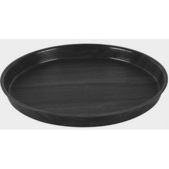 Δίσκος laminated αντιολισθητικός στρόγγυλος βαθύς μαύρος Φ36εκ.