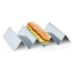 Βάση για σάντουιτς ανοξείδωτη 18/0 4 θέσεων 28x10x5εκ.