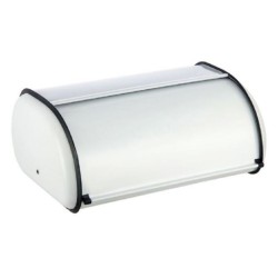 Ψωμιέρα μεταλλική άσπρη 43,5x27,5x15,5εκ. ESTIA