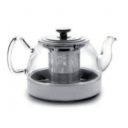 Τσαγιέρα γυάλινη borosilicate με φίλτρο 800ml Kristal