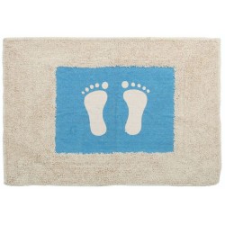 Πατάκι μπάνιου βαμβακερό 40x60εκ. Happy Feet