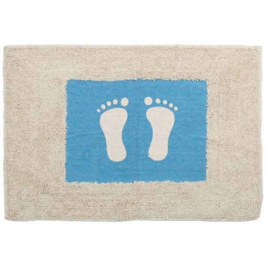 Πατάκι μπάνιου βαμβακερό 40x60εκ. Happy Feet