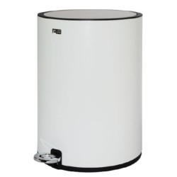 Πεντάλ μπάνιου στρόγγυλο μεταλλικό χρωματιστό 6lt