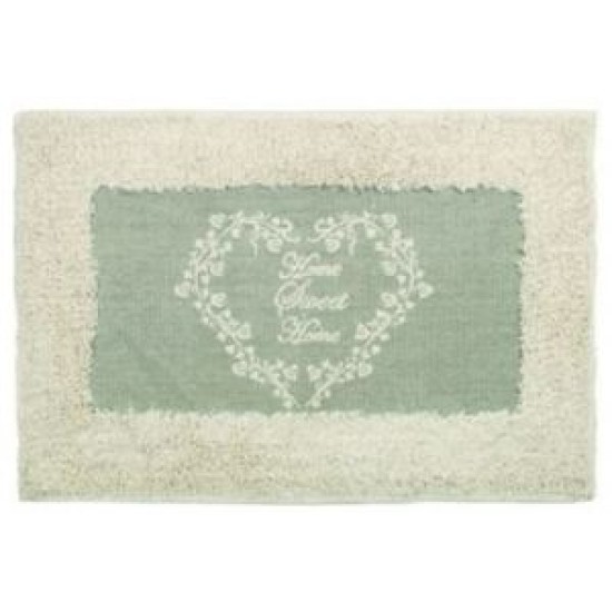 Πατάκι μπάνιου βαμβακερό 40x60εκ. Home Sweet Home