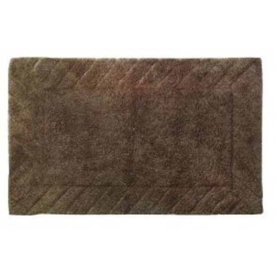 Ταπέτο μπάνιου βαμβακερό καφέ χρώμα 50x80εκ. PASTEL ESTIA