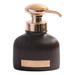 Δοχείο για κρεμοσάπουνο ρητίνη μπρονζέ 10,7x6,8x14,5εκ. ESTIA