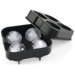 Καλούπι πάγου στρόγγυλο 4 θέσεων 12x12x6εκ.