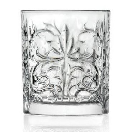 Ποτήρι κοκτέιλ κρυστάλλινο με ανάγλυφο 337ml TATTOO