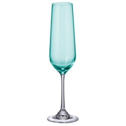Ποτήρι σαμπάνιας κρυστάλλινο τυρκουάζ 200ml Strix