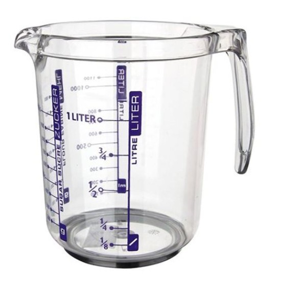 Κανάτα-δοσομετρητής πολυεστερική 1100ml