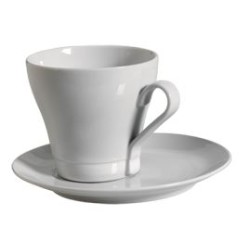 Φλυτζάνι καφέ πορσελάνινο λευκό 80ml