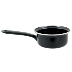 Τηγάνι εμαγιέ μεταλλικό χείλος 14x6εκ.