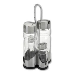 Σετ αλατοπίπερο-λαδόξυδο 4 θέσεων CoK