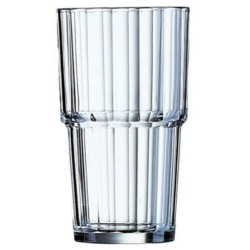 Ποτήρι νερού στοιβαζόμενο γυάλινο 32cl NORVEGE