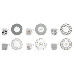 Σετ 6 φλυτζάνια καφέ 100ml Silver COFFEEMANIA