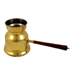 Μπρίκι χάλκινο με ξύλινη λαβή 8x11εκ. 500ml