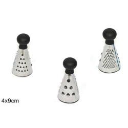 Τρίφτης mini στρόγγυλος ανοξείδωτο/πλαστικό 4x9εκ.