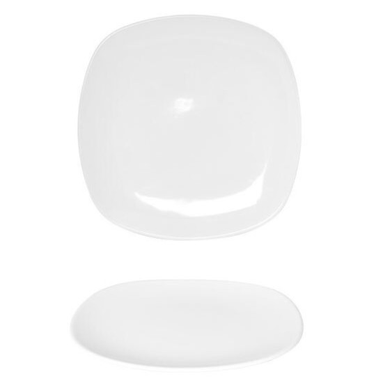 Πιάτο φρούτου πορσελάνης 20x20εκ. Cuadrado Earth