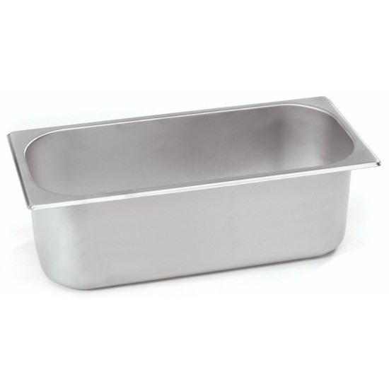 Δοχείο ανοξείδωτο 201 0.6mm παγωτού 36x16,8x12εκ.