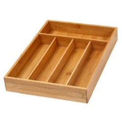 Κουταλοθήκη μπαμπού 5 θέσεων 36x26x5εκ.