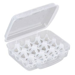 Αυγοθήκη 12 θέσεων πλαστική 19,5x15x6,8εκ.