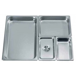 Δοχείο ανοξείδωτο 201 GN 1/1-53x32,5x6,5εκ. 0.6mm