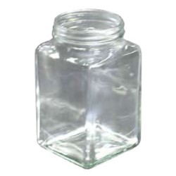 Βάζο γυάλινο πόμπας τετράγωνο 1.8L