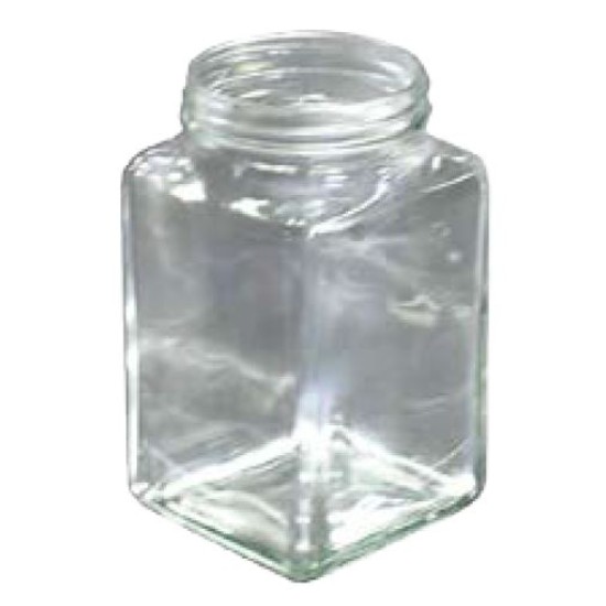 Βάζο γυάλινο πόμπας τετράγωνο 1.8L