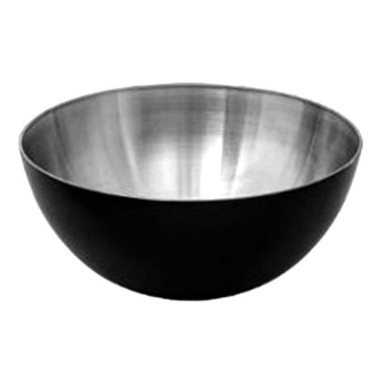Μπωλ ανοξείδωτο μαύρο 13x7εκ.