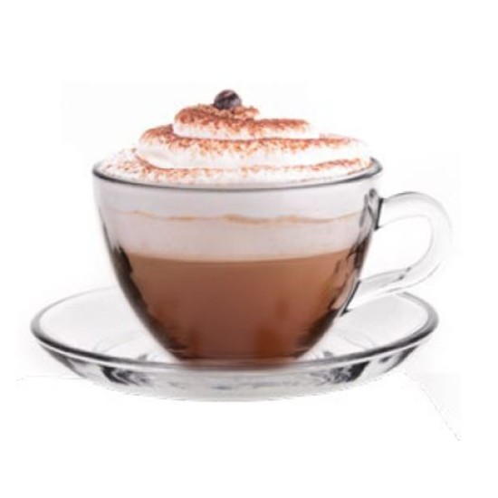 Σετ 6 φλυτζάνια καφέ γυάλινα 25cl