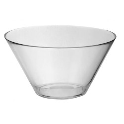 Σαλατιέρα γυάλινη κωνική 17x9εκ.