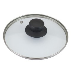 Καπάκι πυρίμαχο με βαλβίδα και μεταλλικό στεφάνι 28εκ.