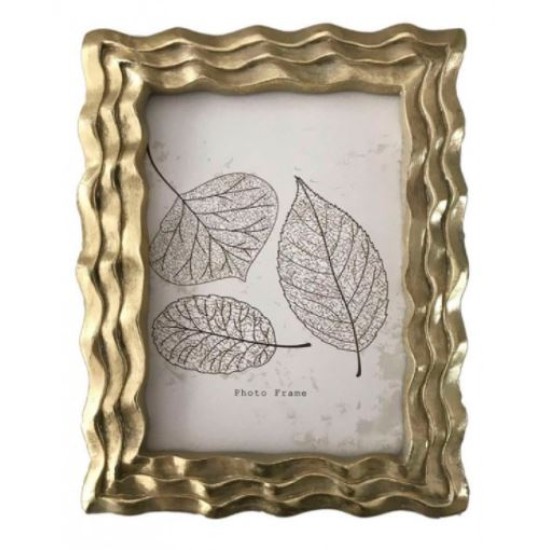 Κορνίζα polyresin χρυσή 15x20εκ.