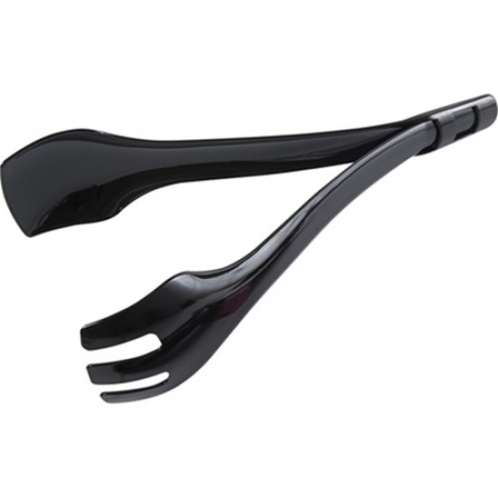 Λαβίδα σαλάτας πλαστική PP μαύρη 30εκ.